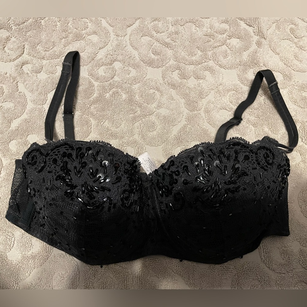 Vintage Victorias Secret Beaded Bra 34B